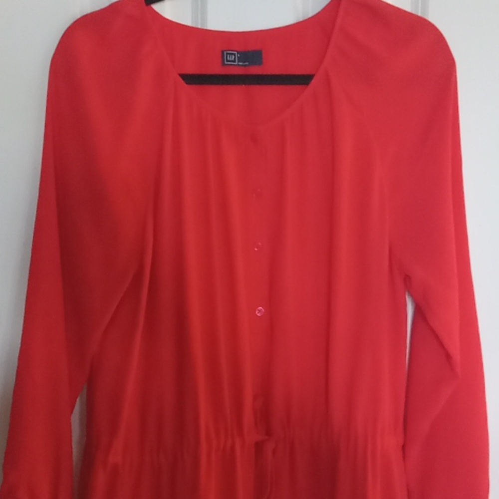 GAP Women's Mini Dress - Bold Red - Picture 2 of 7